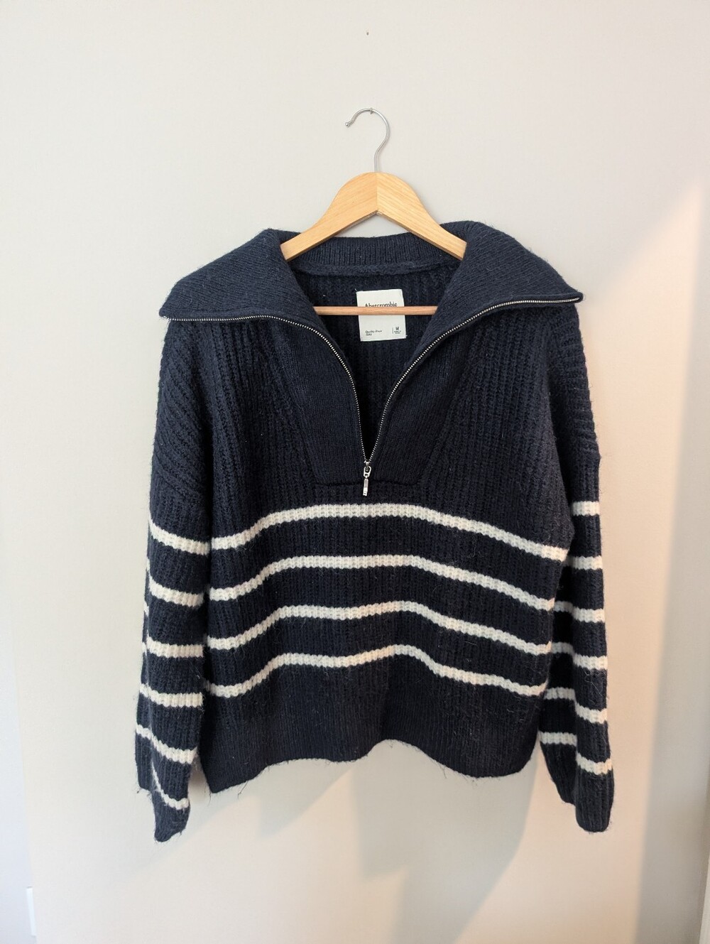 Abercrombie Quarter Zip Sweater